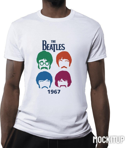 UrazTasarım THE BEATLES Oversize Özel Tasarım %100 Pamuklu T-Shirt