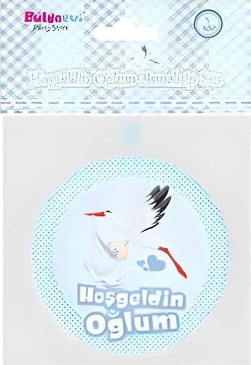 HOŞGELDİN OĞLUM ASMALI İP SÜS