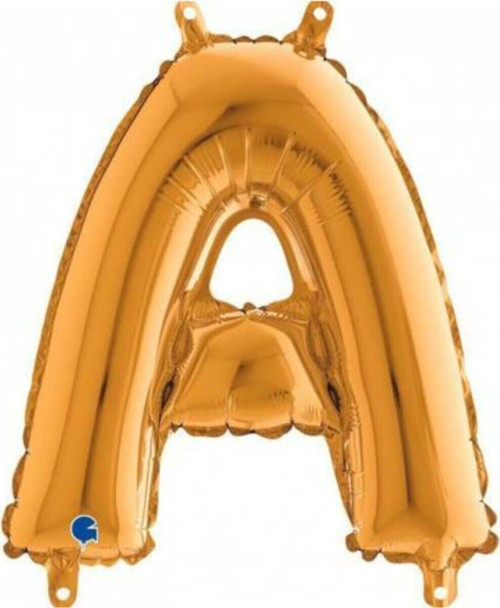 ikm balon 'gold A' Harfi Folyo Balon 35 Cm