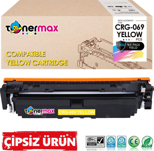 Canon CRG-069 Muadil Toner Sarı- Çipsiz / 5094C002 /LBP673Cdw /MF752Cdw /MF754Cdw