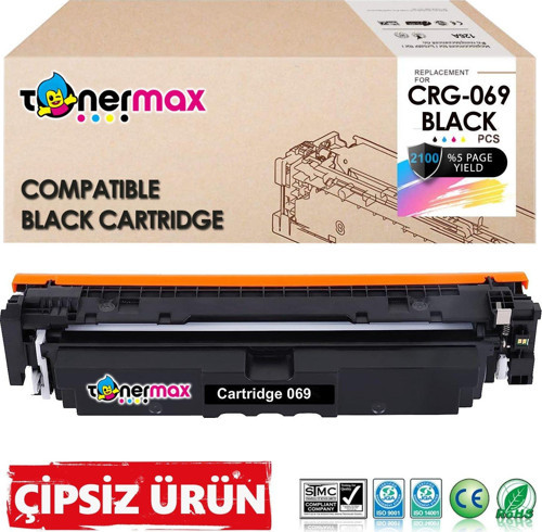 Canon CRG-069 Muadil Toner Siyah - Çipsiz/ 5094C002 /LBP673Cdw /MF752Cdw /MF754Cdw