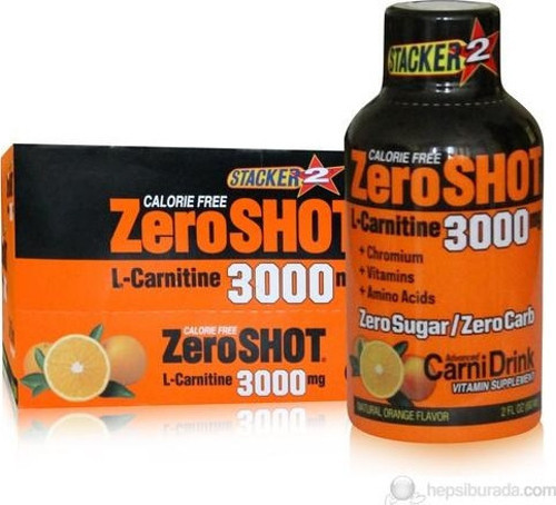 Stacker 2 Zero Shot L Carnitine 3000 60Ml X 12 Şişe