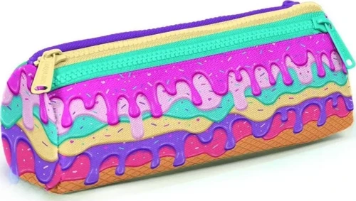 Coral High Kids Pembe Rengarenk Dondurma Desenli 3’lü Okul Çanta Seti SET0123731 6