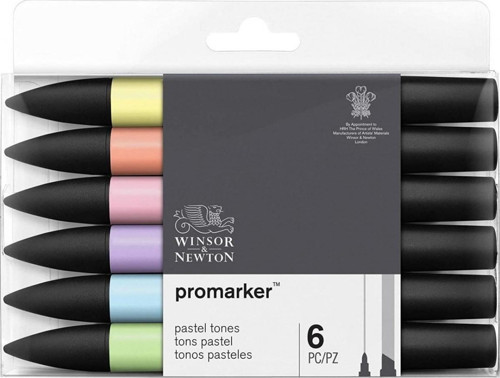 Promarker 6'lı Set Pastel Tones