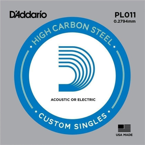 PL011 Elektro ve Akustik Tek Tel Plain Steel 011