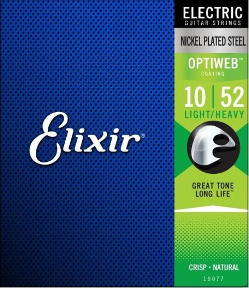 19077 Optiweb Light Heavy Elektro Gitar Teli 10-52