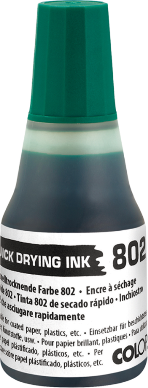 802 25ML ÇABUK KURUYAN MÜREKKEP YEŞİL