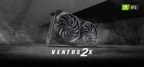 VGA GEFORCE RTX 3050 VENTUS 2X XS 8G OC RTX3050 8GB GDDR6 128B DX12 PCIE 4.0 X8)