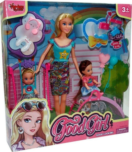 Oyuncak Wg-66749 Kutulu 29 Cm 2 Çocuklu Parkta Bebek