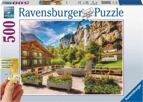 137121 Ravensburger Gold Isviçre 500 Parça Puzzle
