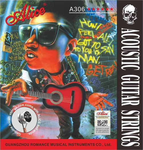 A306XL Akustik Gitar Takım Tel - 0.10