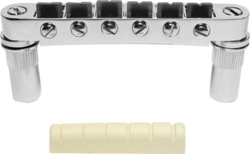 Px-8863-C0 Elektro Gitar Alt Köprü Üst Eşik Krome