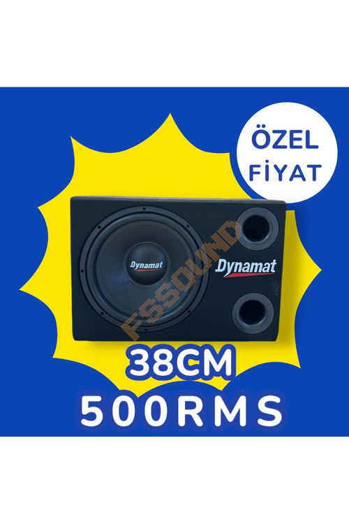 38Cm 500Rms Kabinli Subwoofer