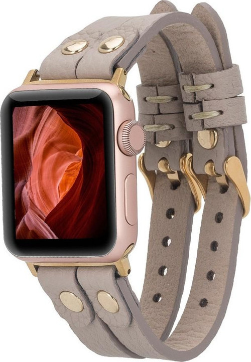 Apple Watch Uyumlu Deri Kordon Ely Double Tour GT ERC3