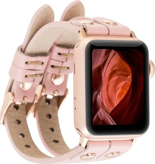 Apple Watch Uyumlu Deri Kordon Ely Double Tour NU2