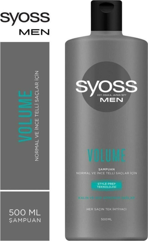 Syoss Men Volume Kalın Ve Gür Görünümlü Saçlar Şampuan 500 Ml 8690572797105