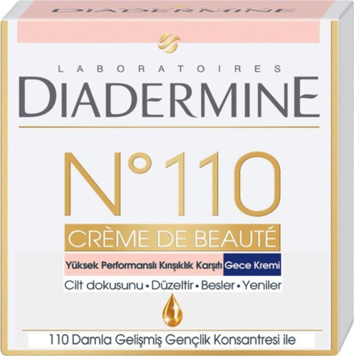 Dıadermıne Kırışıklık Karşıtı Gece Bakım Kremi 50 Ml. (110 Damla Gelişmiş Gençlik Konsantiresi)