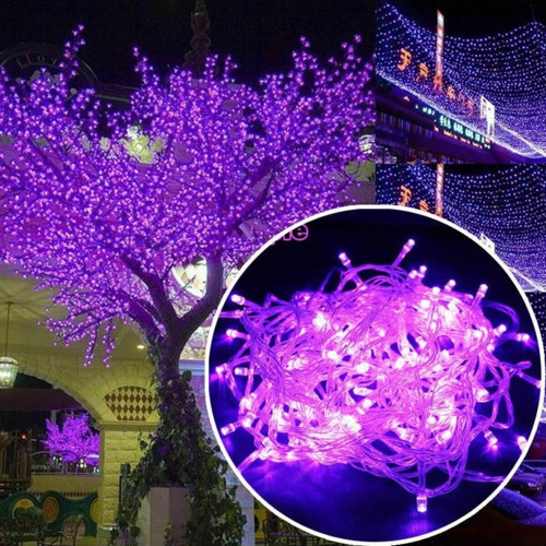 10 Metre Pembe Led Işık Pembe Yılbaşı Ağacı Işığı 100Led Lambalı Fişli 22Ov Noel Işığı Yılbaşı Işığı