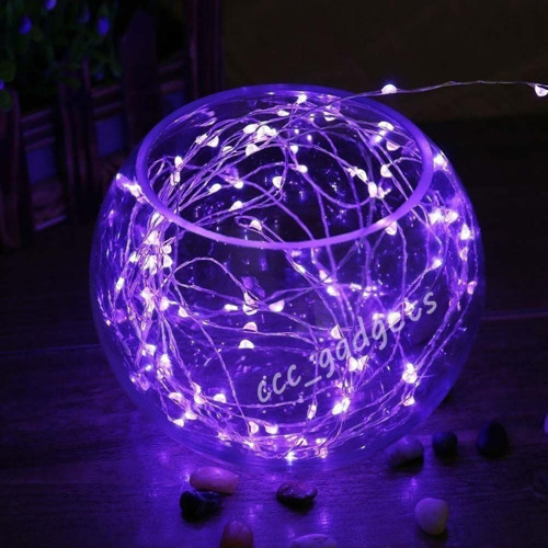 Purple Christmas Led Light 2 Metre Mor Pilli Led Işık Noel Işığı Parlak Peri Led Işık