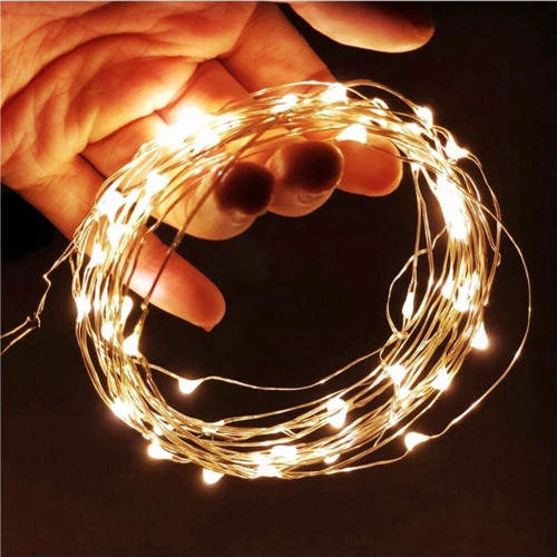 Dekor Düğün Işıkları Gün Işığı Pilli Led Işık Gün Işığı 10 Metre Led Işık Gün Işığı Pilli Işık