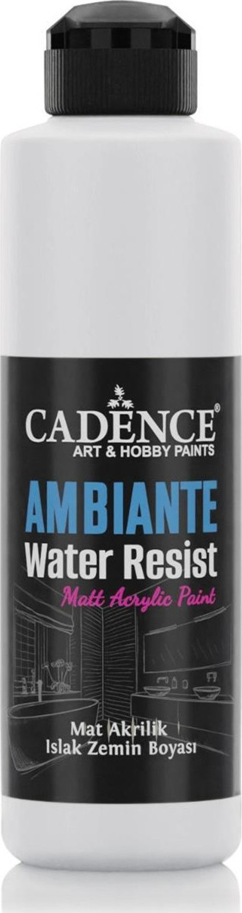 AMBIENTE ISLAK ZEMİN BOYASI AW-03 ESKİMİŞ BEYAZ 250ML + KATALİZÖR 10GR