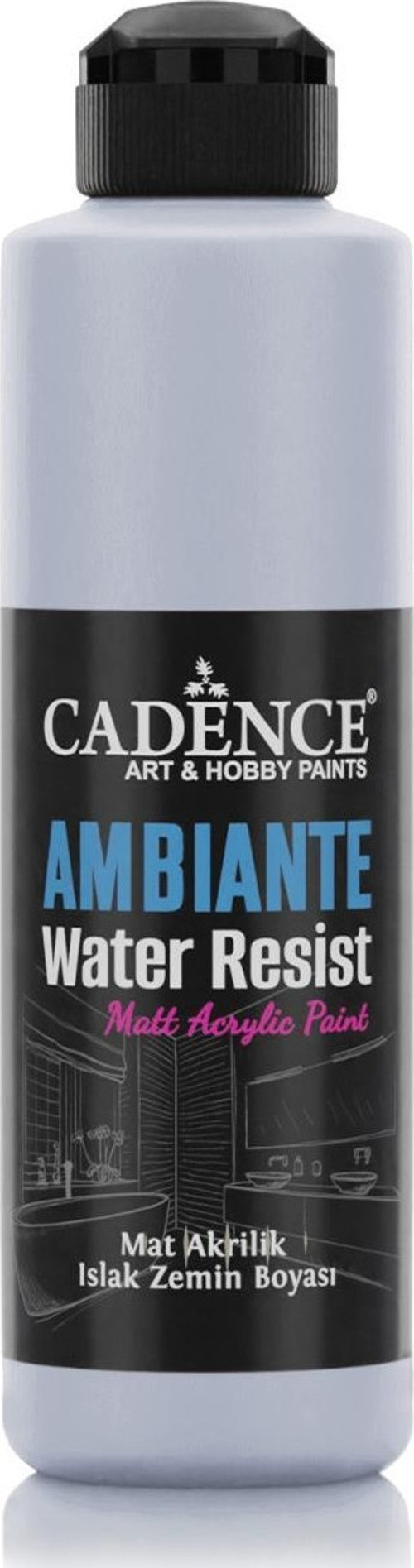 AMBIENTE ISLAK ZEMİN BOYASI AW-08 ARDUVAZ GRİ 250ML + KATALİZÖR 10GR