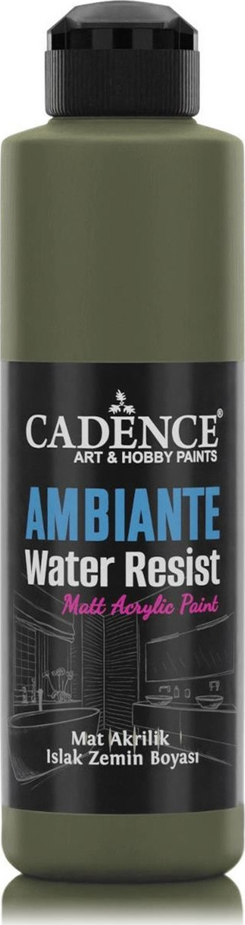 AMBIENTE ISLAK ZEMİN BOYASI AW-15 CEVİZ 250ML + KATALİZÖR 10GR