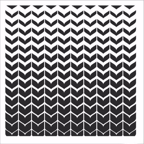 HOME DECOR MİNİ STENCIL HDM-136 25X25