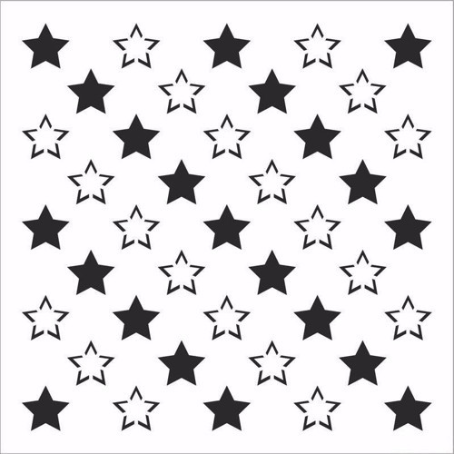 HOME DECOR MİNİ STENCIL HDM-163 25X25