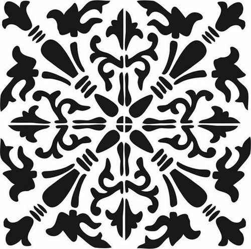 HOME DECOR MİNİ STENCIL HDM-179 25X25