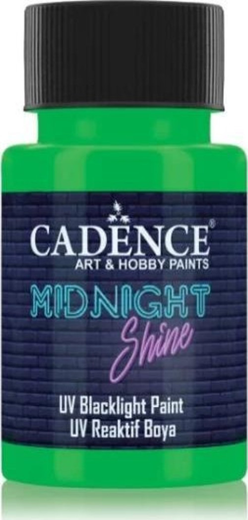MIDNIGHT SHINE UV REAKTIF BOYA MS- 09 YEŞİL 50 ML