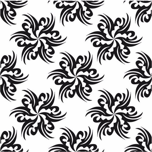 HOME DECOR MİNİ STENCIL HDM-81 25X25