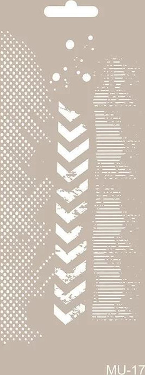 MIX MEDİA STENCIL MU SERİSİ MU17 10X25