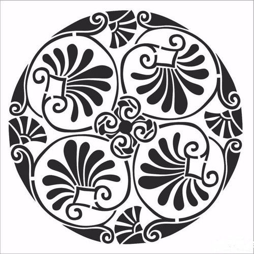 HD115 Home Dekor Stencil 45x45