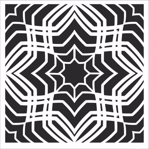 HD149 Home Dekor Stencil 45x45