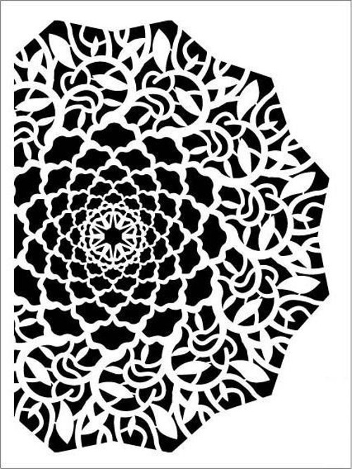 NEW BACKROUND BÜYÜK STENCIL NBC-5 21X30