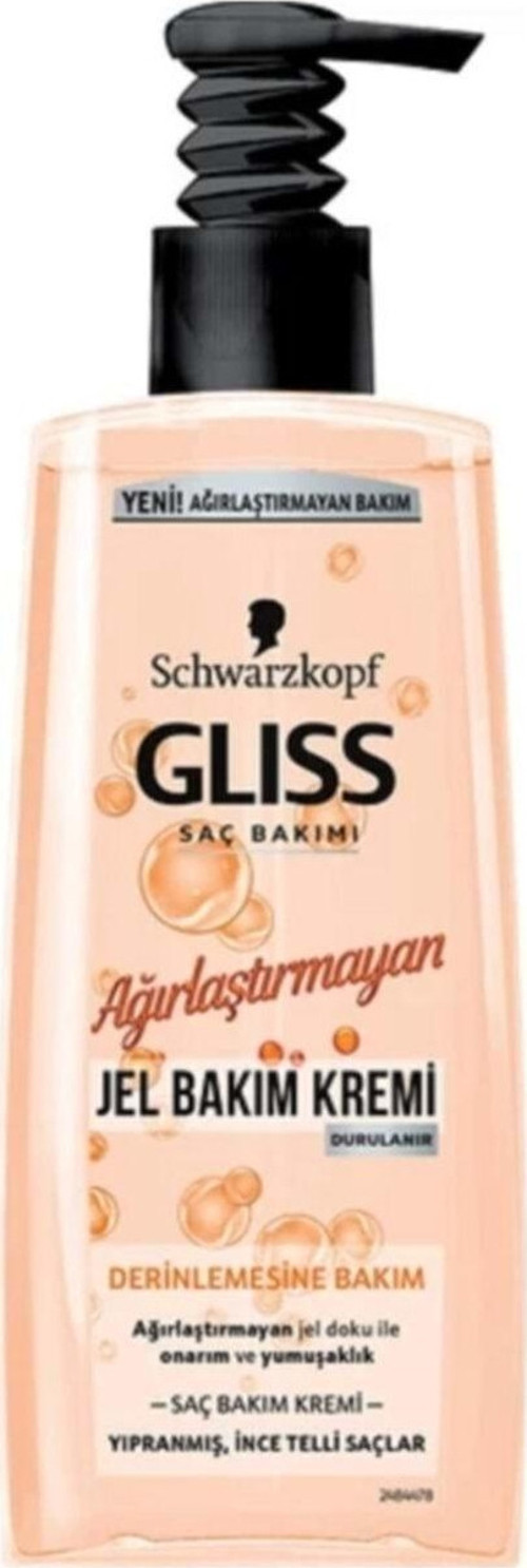 Ağırlaştırmayan Jel Saç Bakım Kremi Derinlemesine Bakım 3838824364100