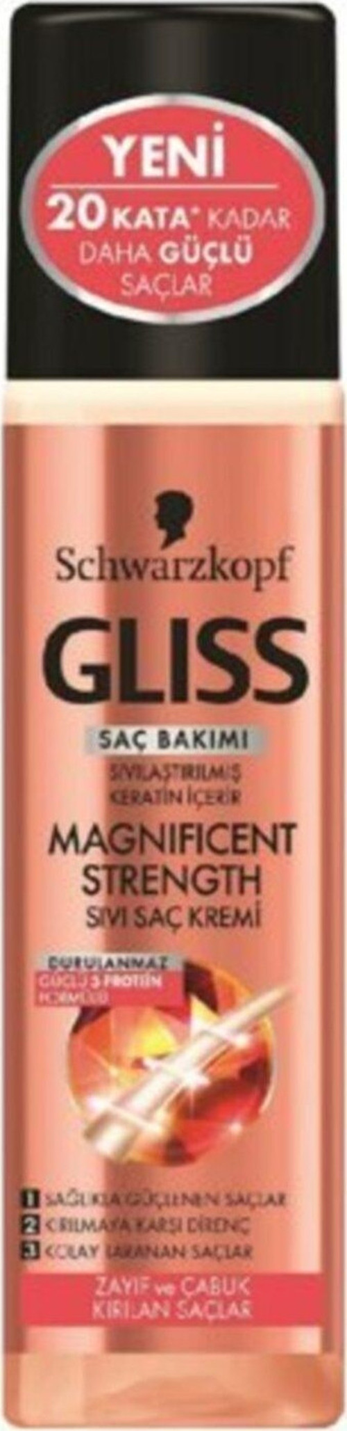Kolay Kırılan Saçlar Için Sıvı Saç Kremi - Magnificent Strength 200 Ml