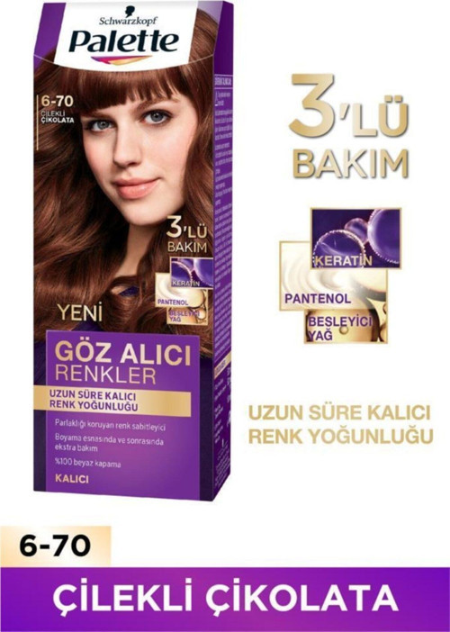 Göz Alıcı Renkler 6-70 Çilekli Çikolata Saç Boyası