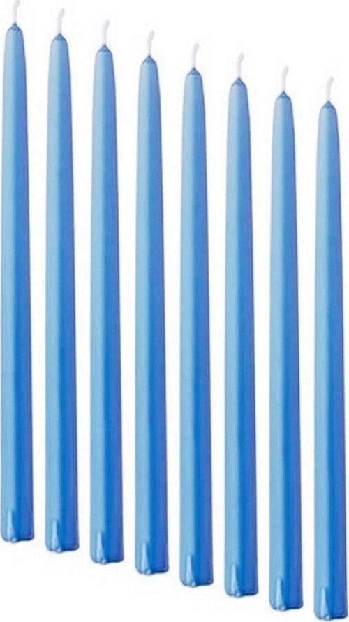 10 Adet Blue Candlestıck Mavi Şamdan Mumu Mavi Mum Parlak Mavi Şamdan Mumu Masa Mumu Kalın Uzun Mum