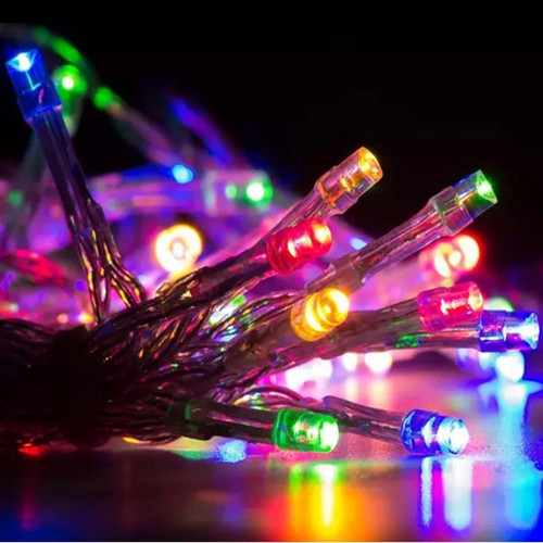 10 Metre Renkli Led Işık Yılbaşı Ağacı Işığı Renkli Işık Multi Colors Led Light Tree Modlu Işık