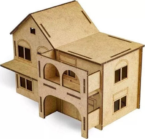Konak Maketi Ahşap Maket Ev Naturel Ev Boyama Evi Ev Maketi Konak Maketi Boyama Maketi Hobi Evleri