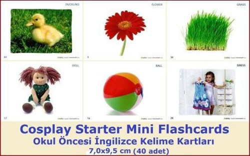 Cosplay Starter Mini Flashcards(40 Flashc- 7x9,5)