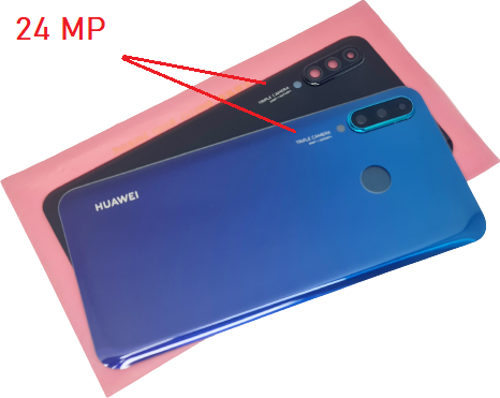 Huawei P30 Lite Arka Kapak ( Kamera Lensli 24 MP) MAVİ