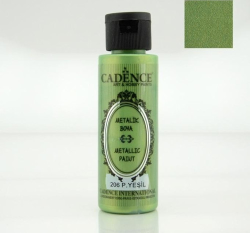 206 Pastel Yeşili 70ML Metalik Boya