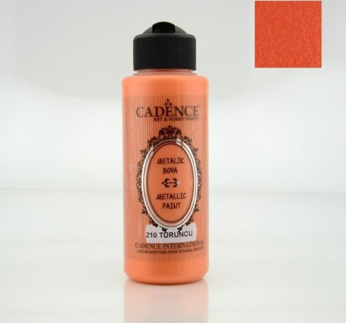 210 Turuncu 120ML Metalik Boya