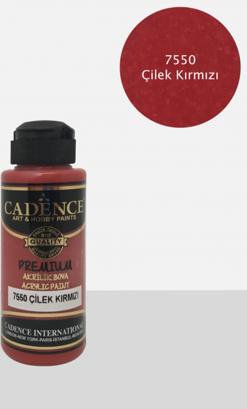 Premium 120ML(cc) 7550 Çilek Kırmızı