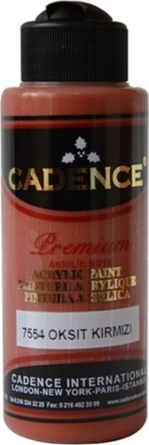 Premium Akrilik Boya 120ml 7554 Oksit Kırmızı