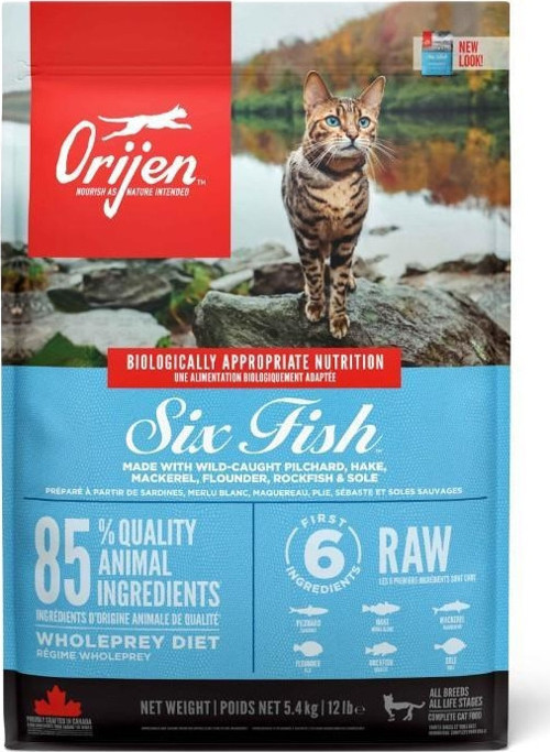 Six Fish Cat Balıklı Tahılsız Yetişkin Kedi Maması 5,4 Kg