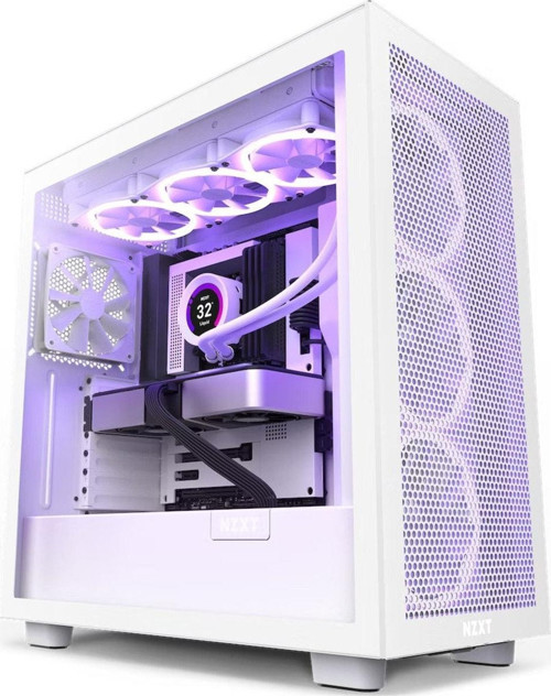 H Series H7 (2023) Flow Rgb Cm-h71fw-r1 Atx Beyaz Mid Tower Gaming (OYUNCU) Kasa